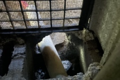 Entry points for rats in a crawlspace at a home on James Island, SC